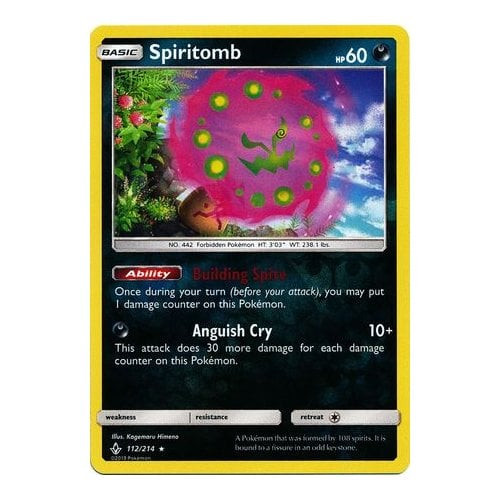 SM Unbroken Bonds 112/214 Spiritomb (Reverse Holo)