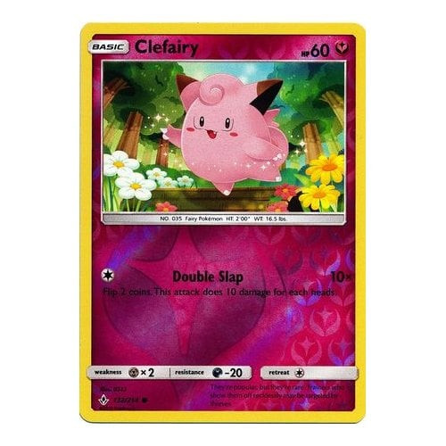 SM Unbroken Bonds 132/214 Clefairy (Reverse Holo)