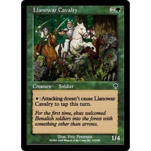 Llanowar Cavalry (foil)