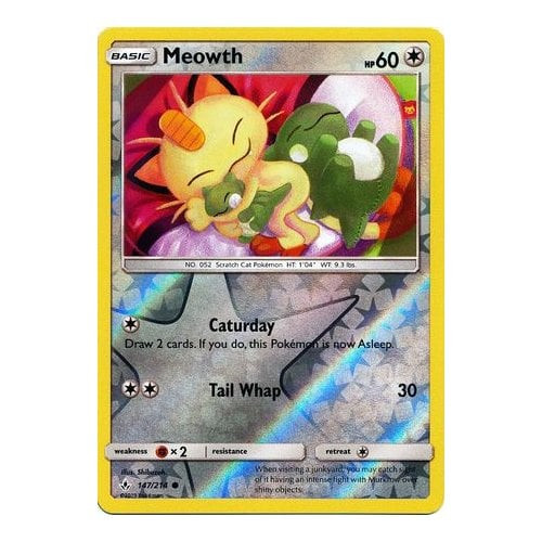 SM Unbroken Bonds 147/214 Meowth (Reverse Holo)