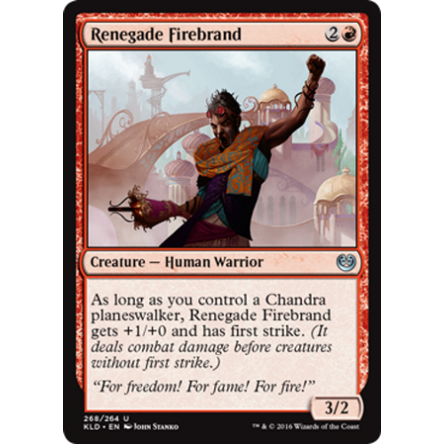 Renegade Firebrand (Planeswalker Deck Card) | Kaladesh