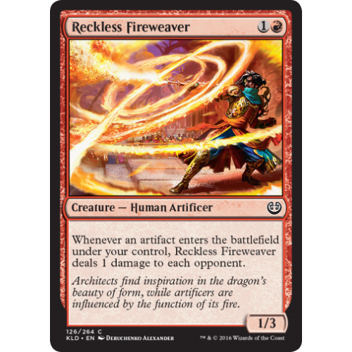 Reckless Fireweaver (foil) | Kaladesh