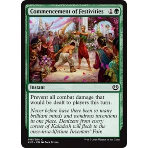 Commencement of Festivities (foil)