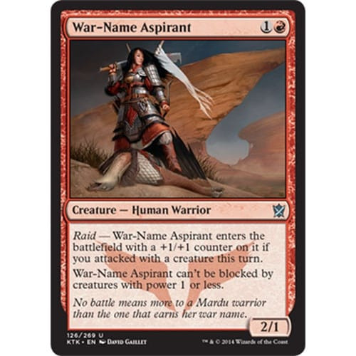 War-Name Aspirant | Khans of Tarkir