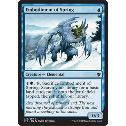 Embodiment of Spring (foil) | Khans of Tarkir