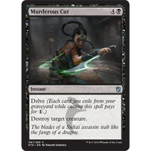 Murderous Cut (foil) | Khans of Tarkir