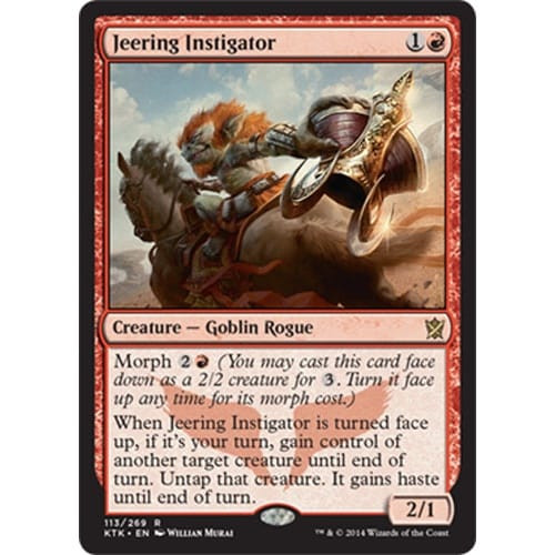 Jeering Instigator (foil) | Khans of Tarkir