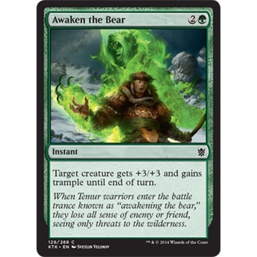 Awaken the Bear (foil) | Khans of Tarkir