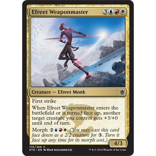 Efreet Weaponmaster (foil) | Khans of Tarkir