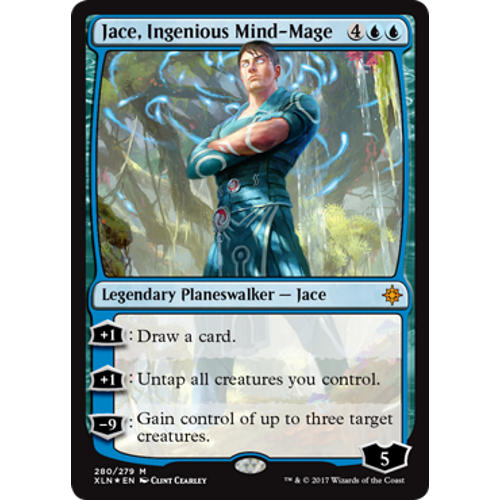 Jace, Ingenious Mind-Mage (Planeswalker Deck Card)