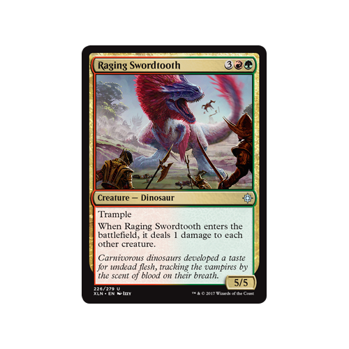 Raging Swordtooth (foil)