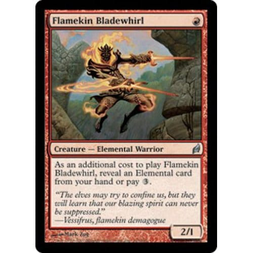 Flamekin Bladewhirl (foil) | Lorwyn