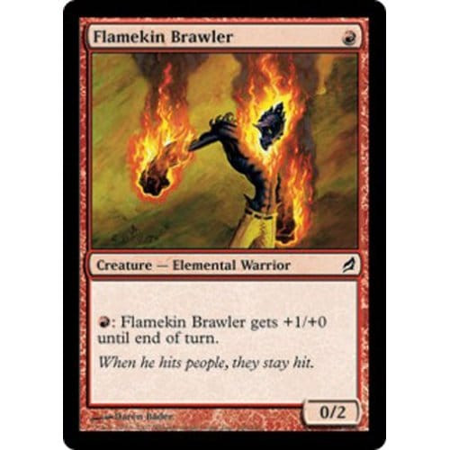 Flamekin Brawler (foil) | Lorwyn