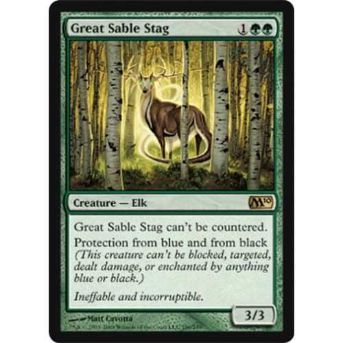 Great Sable Stag | Magic 2010 Core Set