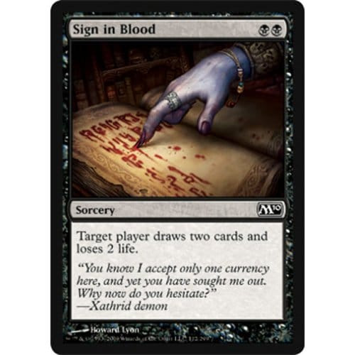 Sign in Blood (foil)