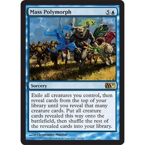 Mass Polymorph (foil) | Magic 2011 Core Set