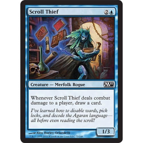 Scroll Thief  (foil) | Magic 2011 Core Set