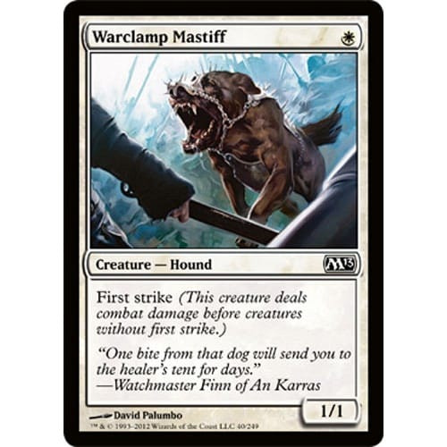 Warclamp Mastiff | Magic 2013 Core Set