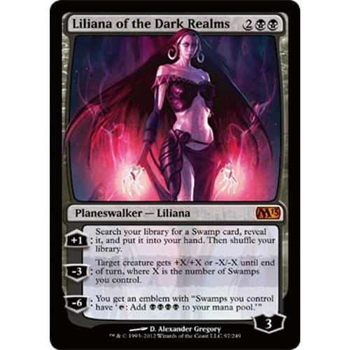 Liliana of the Dark Realms (foil) | Magic 2013 Core Set