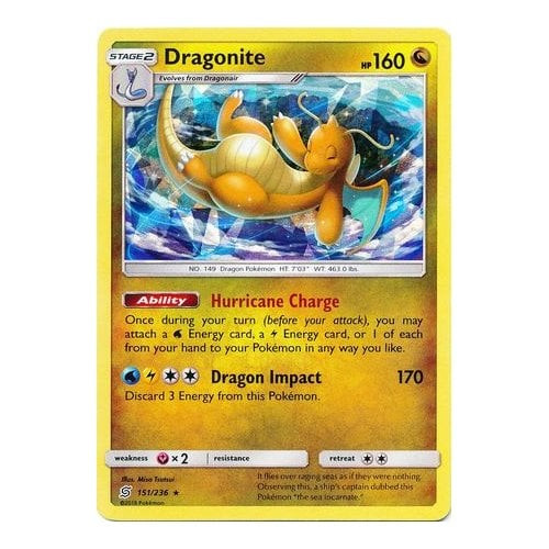 SM Unified Minds 151/236 Dragonite (Shatter Holo)