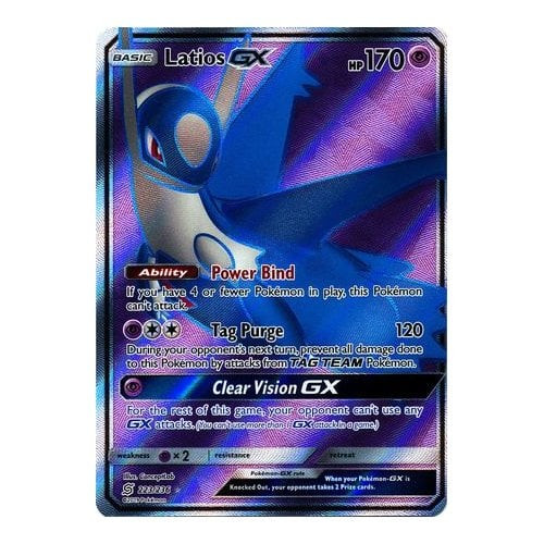 SM Unified Minds 223/236 Latios GX (Full Art)