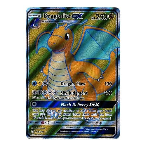 SM Unified Minds 229/236 Dragonite GX (Full Art)