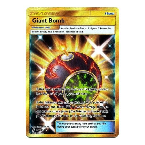 SM Unified Minds 251/236 Giant Bomb (Secret Rare)