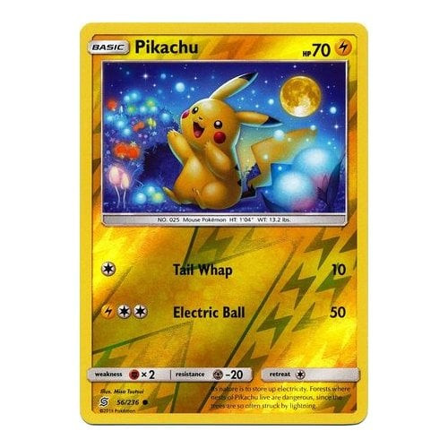 SM Unified Minds 056/236 Pikachu (Reverse Holo)