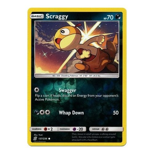 SM Unified Minds 137/236 Scraggy (Reverse Holo)