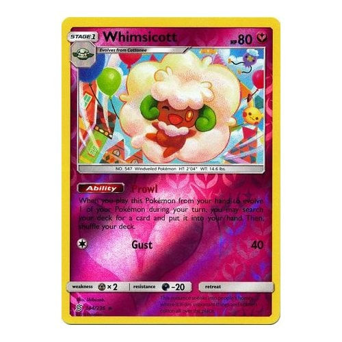 SM Unified Minds 144/236 Whimsicott (Reverse Holo)