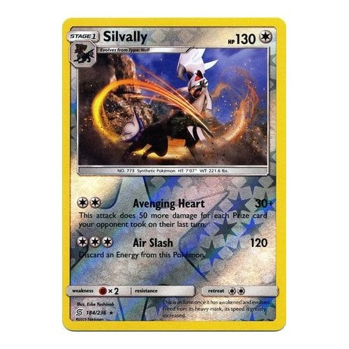 SM Unified Minds 184/236 Silvally (Reverse Holo)