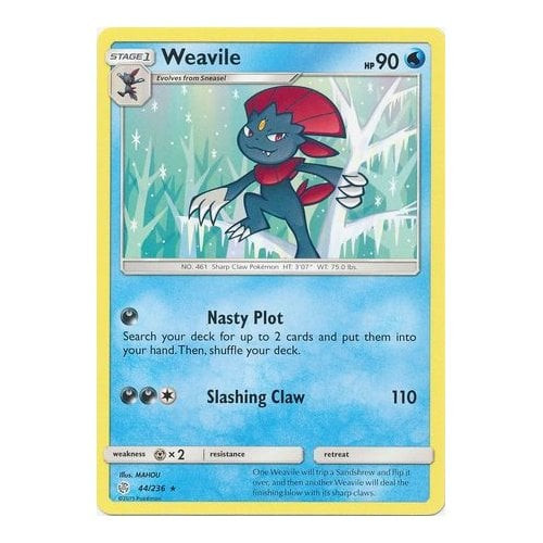 SM Cosmic Eclipse 044/236 Weavile