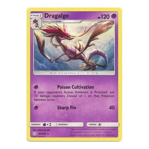 SM Cosmic Eclipse 092/236 Dragalge