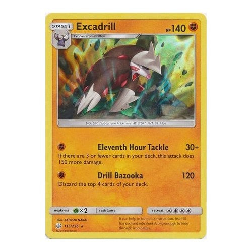 SM Cosmic Eclipse 115/236 Excadrill (Holo)