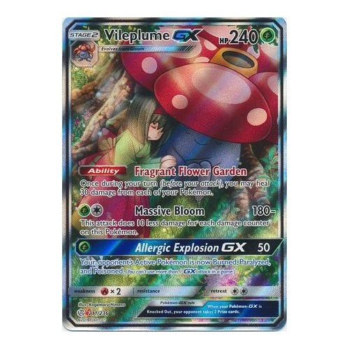 SM Cosmic Eclipse 211/236 Vileplume GX (Full Art)