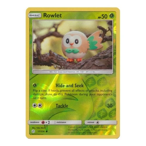 SM Cosmic Eclipse 017/236 Rowlet (Reverse Holo)