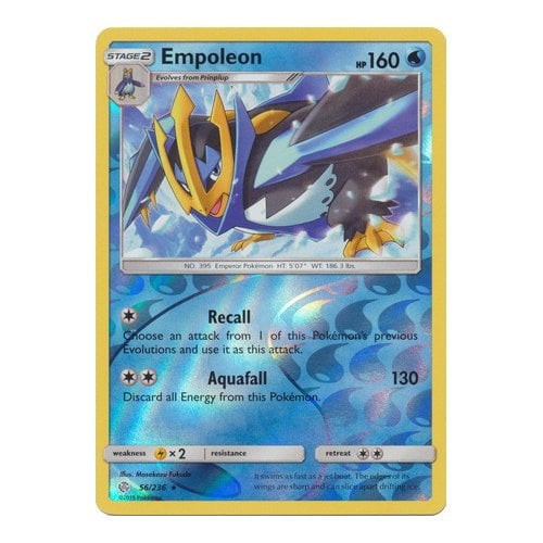 SM Cosmic Eclipse 056/236 Empoleon (Reverse Holo)