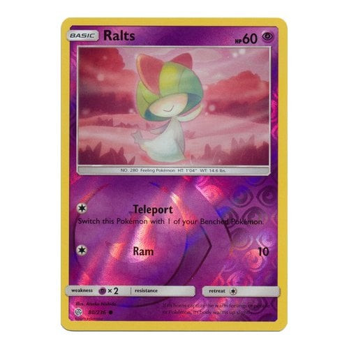 SM Cosmic Eclipse 080/236 Ralts (Reverse Holo)