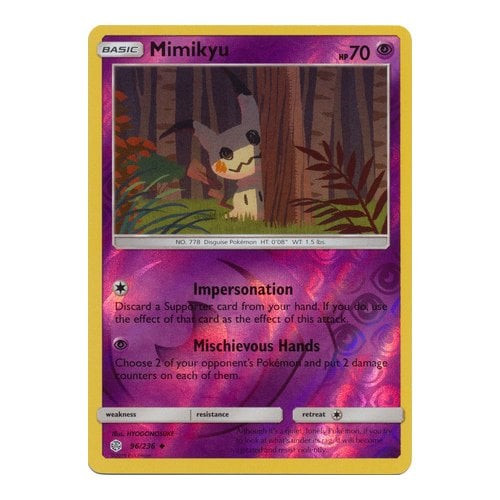 SM Cosmic Eclipse 096/236 Mimikyu (Reverse Holo)