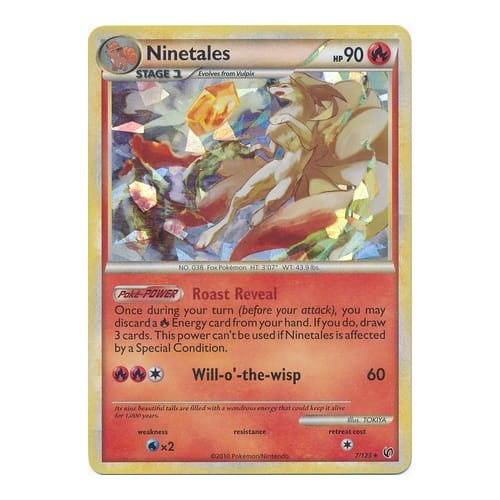 HeartGold & SoulSilver 7/123 Ninetales (Shatter Holo)