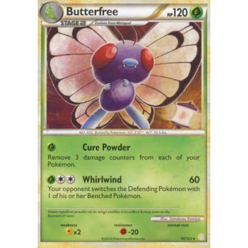 HeartGold & SoulSilver 16/123 Butterfree
