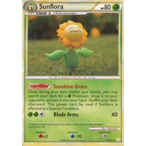 HeartGold & SoulSilver 31/123 Sunflora