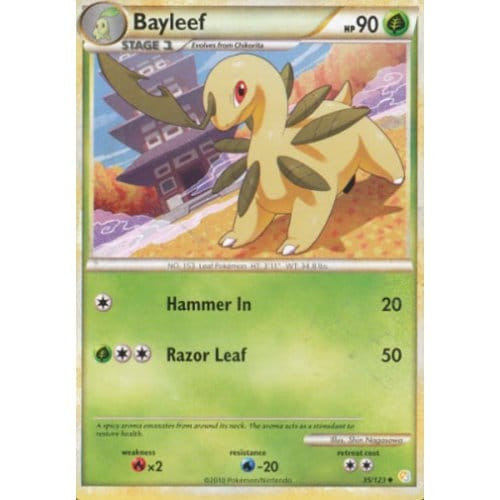 HeartGold & SoulSilver 35/123 Bayleef