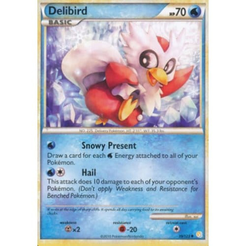 HeartGold & SoulSilver 39/123 Delibird