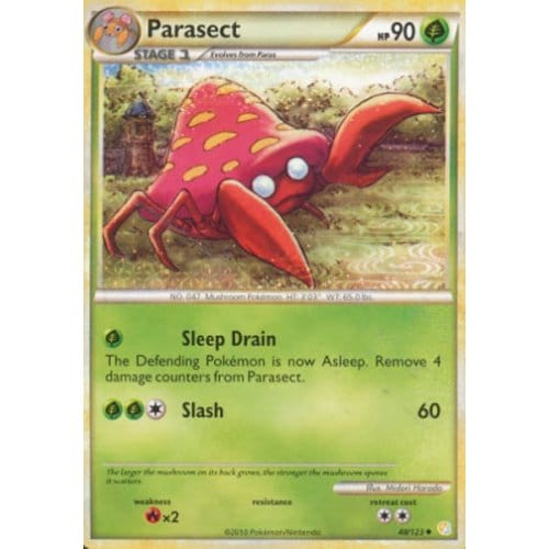 HeartGold & SoulSilver 48/123 Parasect