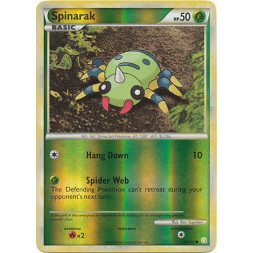 HeartGold & SoulSilver 83/123 Spinarak (Reverse Holo)
