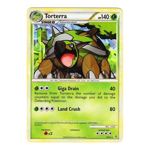 HS Unleashed 10/95 Torterra (Shatter Holo)