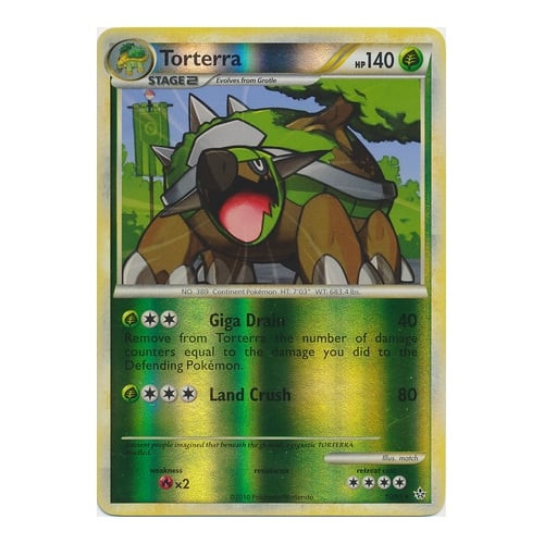HS Unleashed 10/95 Torterra (Reverse Holo)