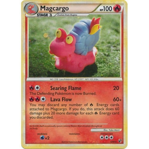 HS Undaunted 6/90 Magcargo (Cosmo Holo)