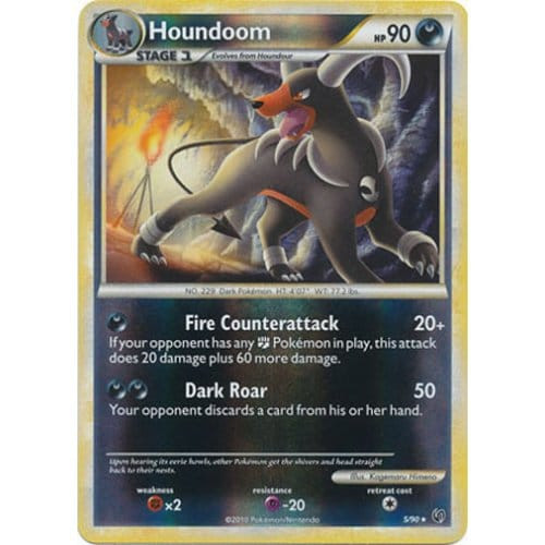 HS Undaunted 5/90 Houndoom (Reverse Holo)